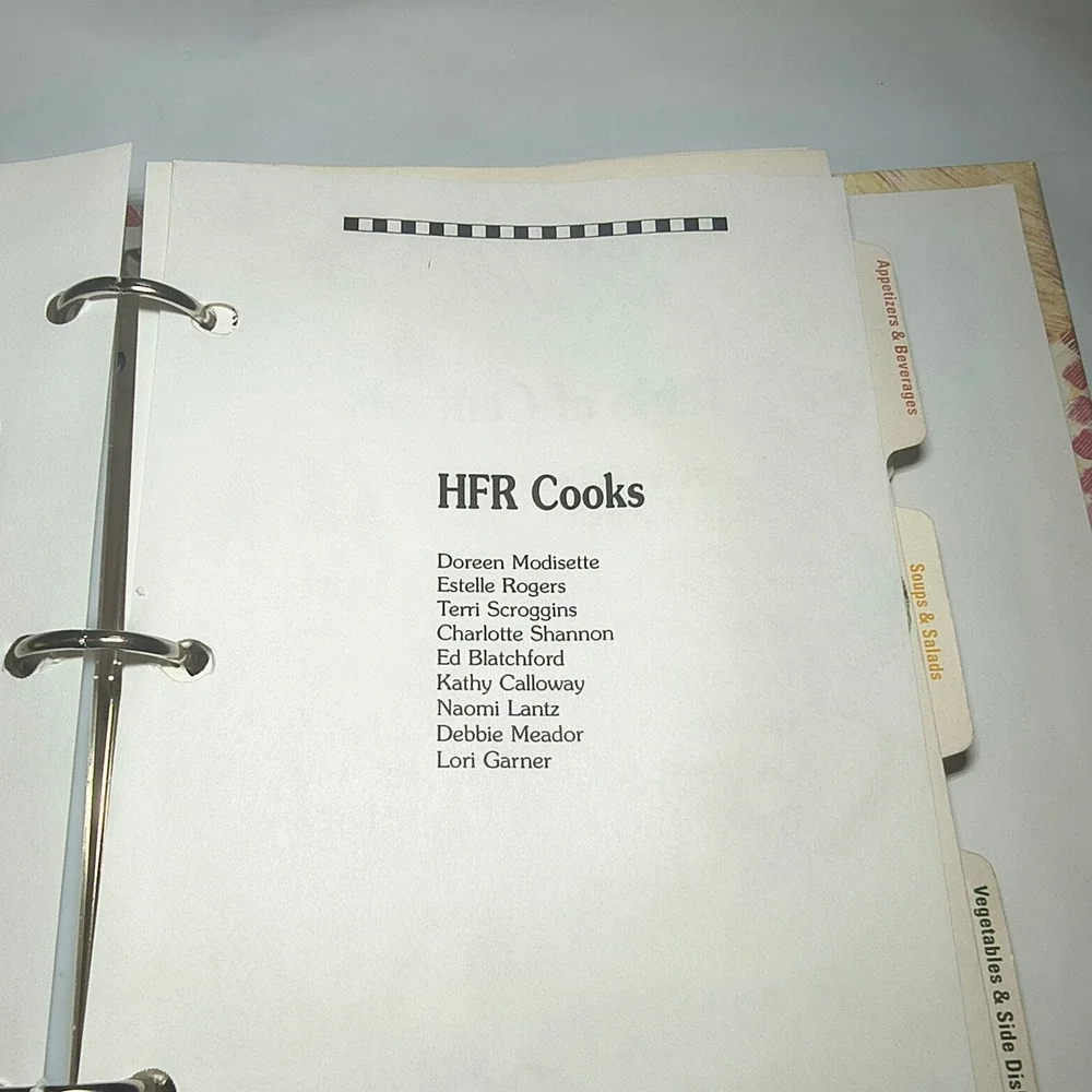 Hidden Falls Ranch 40th Anniversary Cookbook 2005 Morris Press 3-Ring Binder